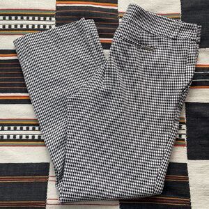 Anne Klein Houndstooth Style Pants Slacks. Workwear. Casual. Pockets. Size 6P.